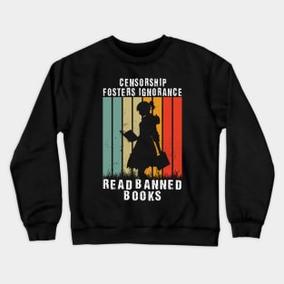 Banned books vintage Crewneck Sweatshirt